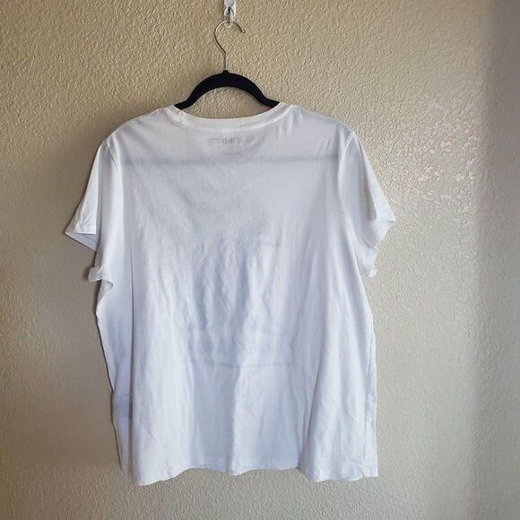 Harley Davidson Womens Top White XXL Skull Plus Size Crew Neck T-Shirt 2XL - Picture 6 of 8